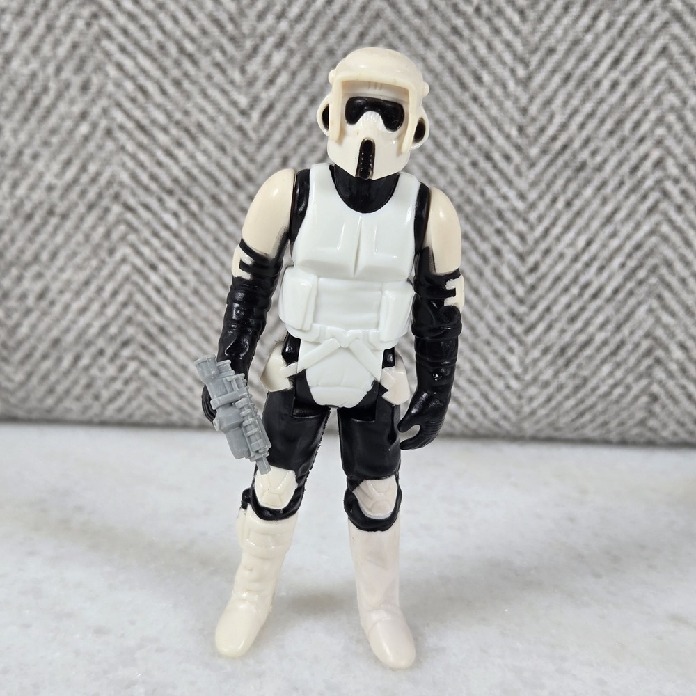 Vintage Star Wars Biker Scout Trooper 100% Complete Action Figure 1983 HK Kenner